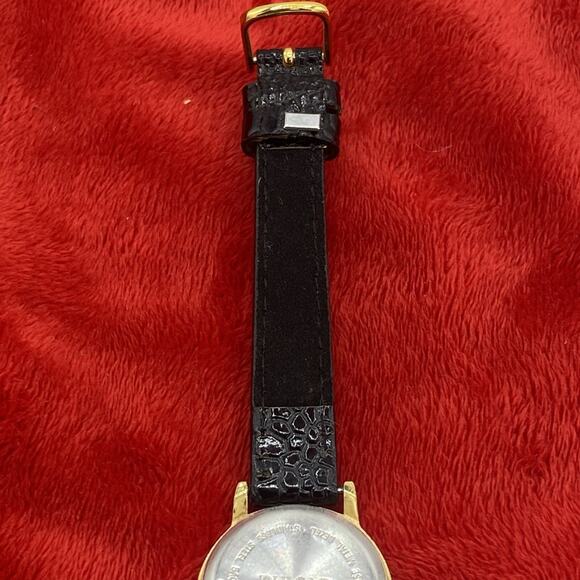 Vintage Pulsar Watch Women 24mm Gold Tone V501-X058 Leather Band Needs Battery - Picture 13 of 14